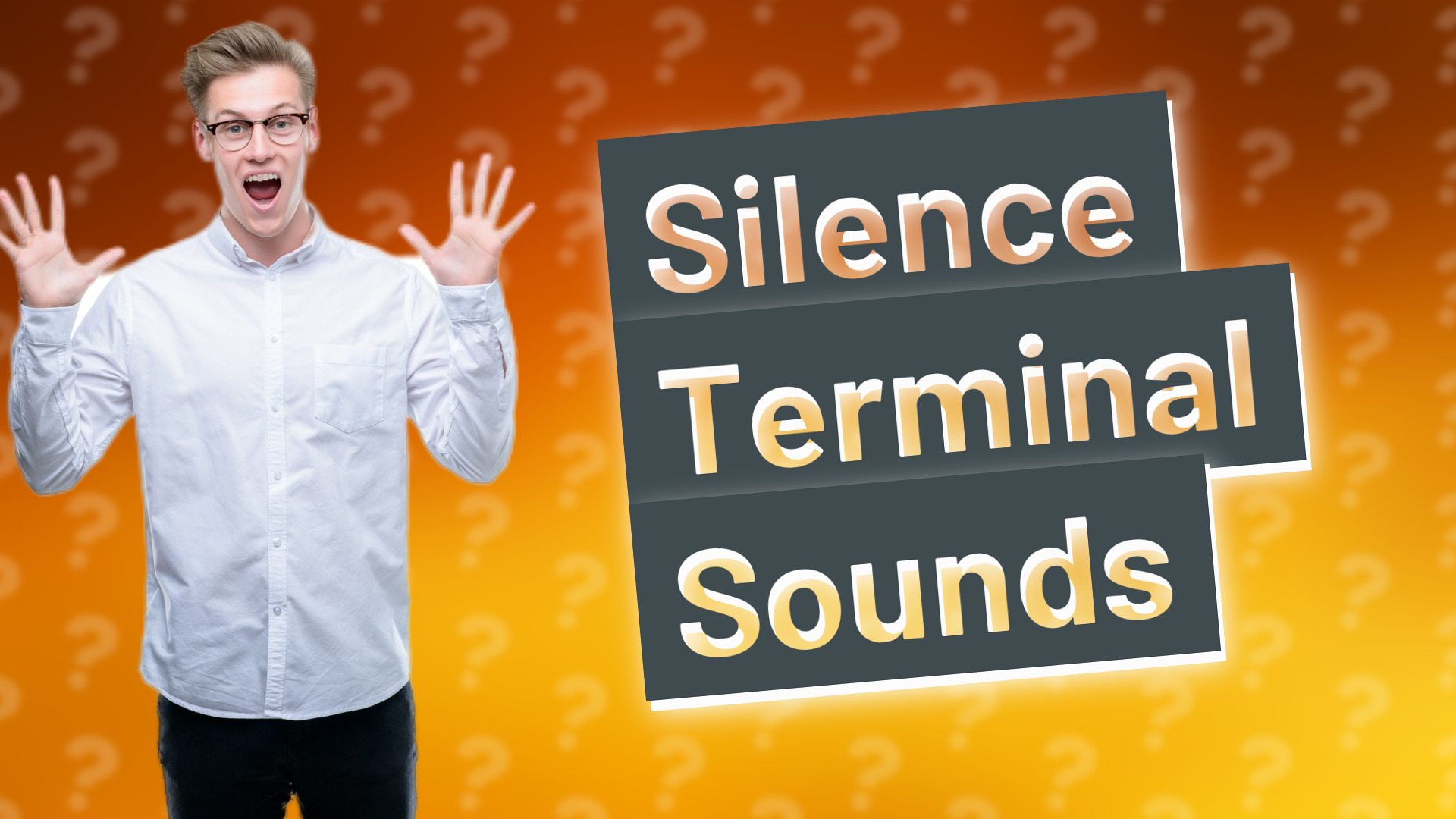 Silence Terminal Sounds