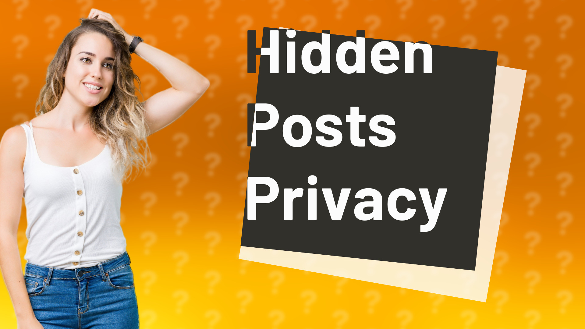 Hidden Posts Privacy