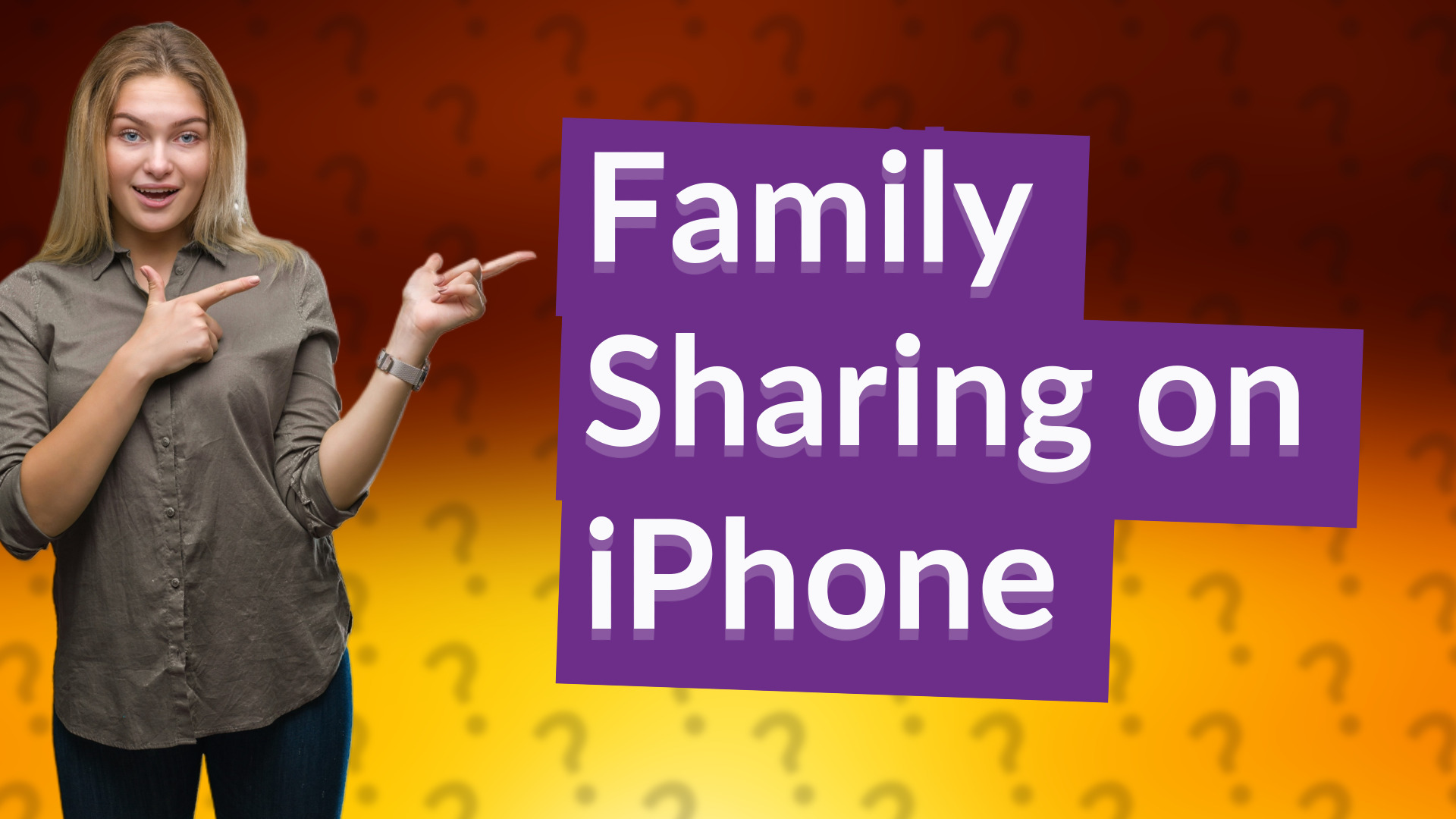 Family Sharing on iPhone