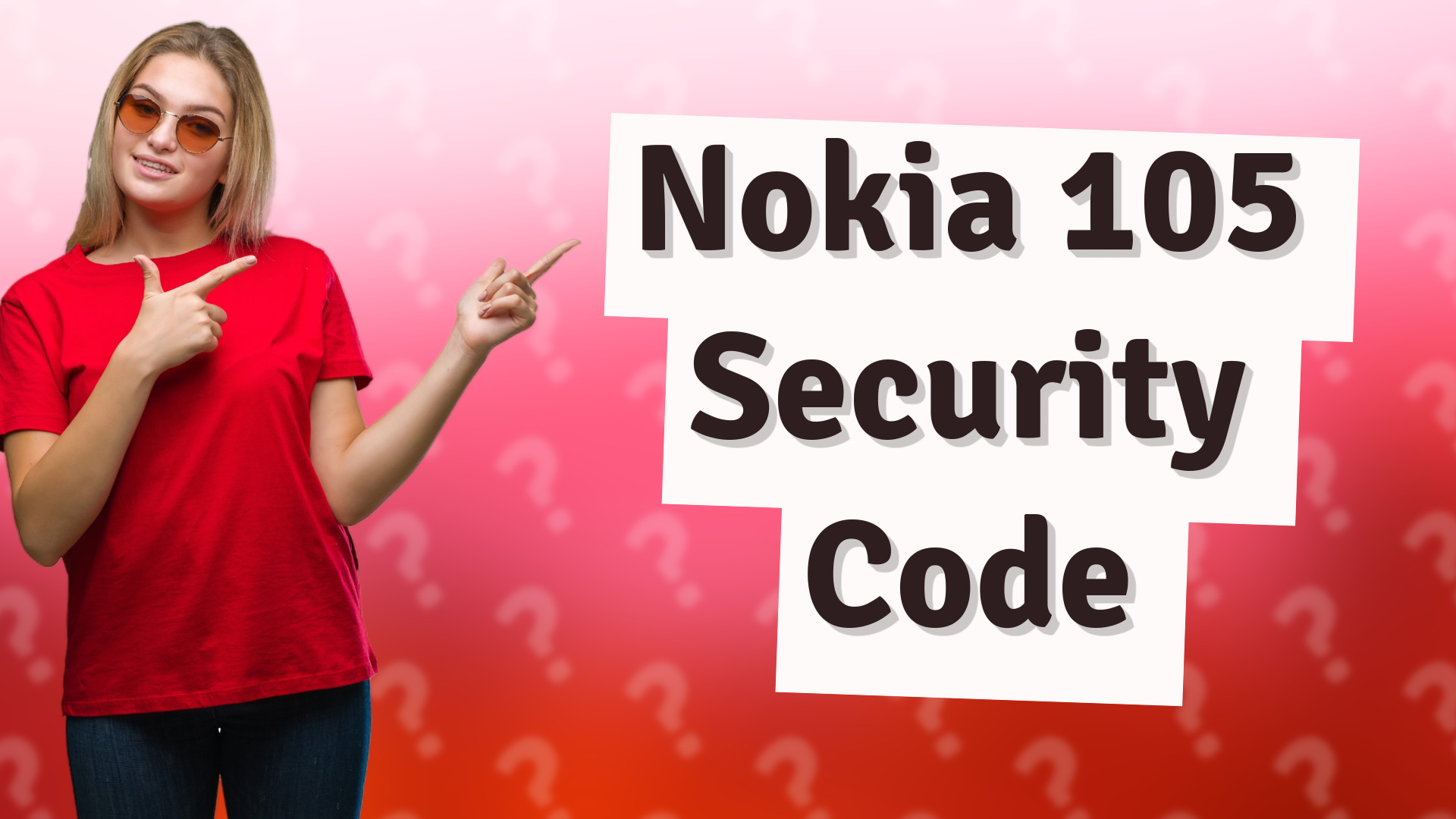 Nokia 105 Security Code