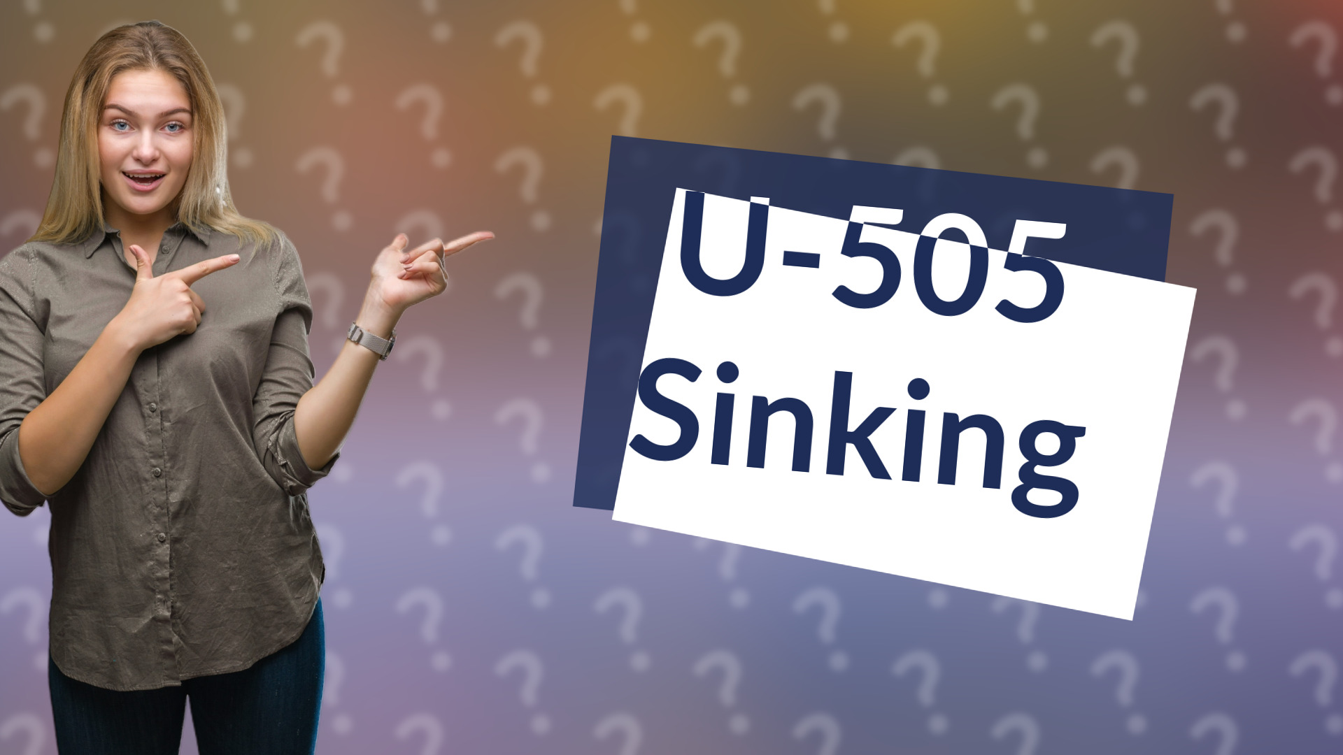 U-505 Sinking