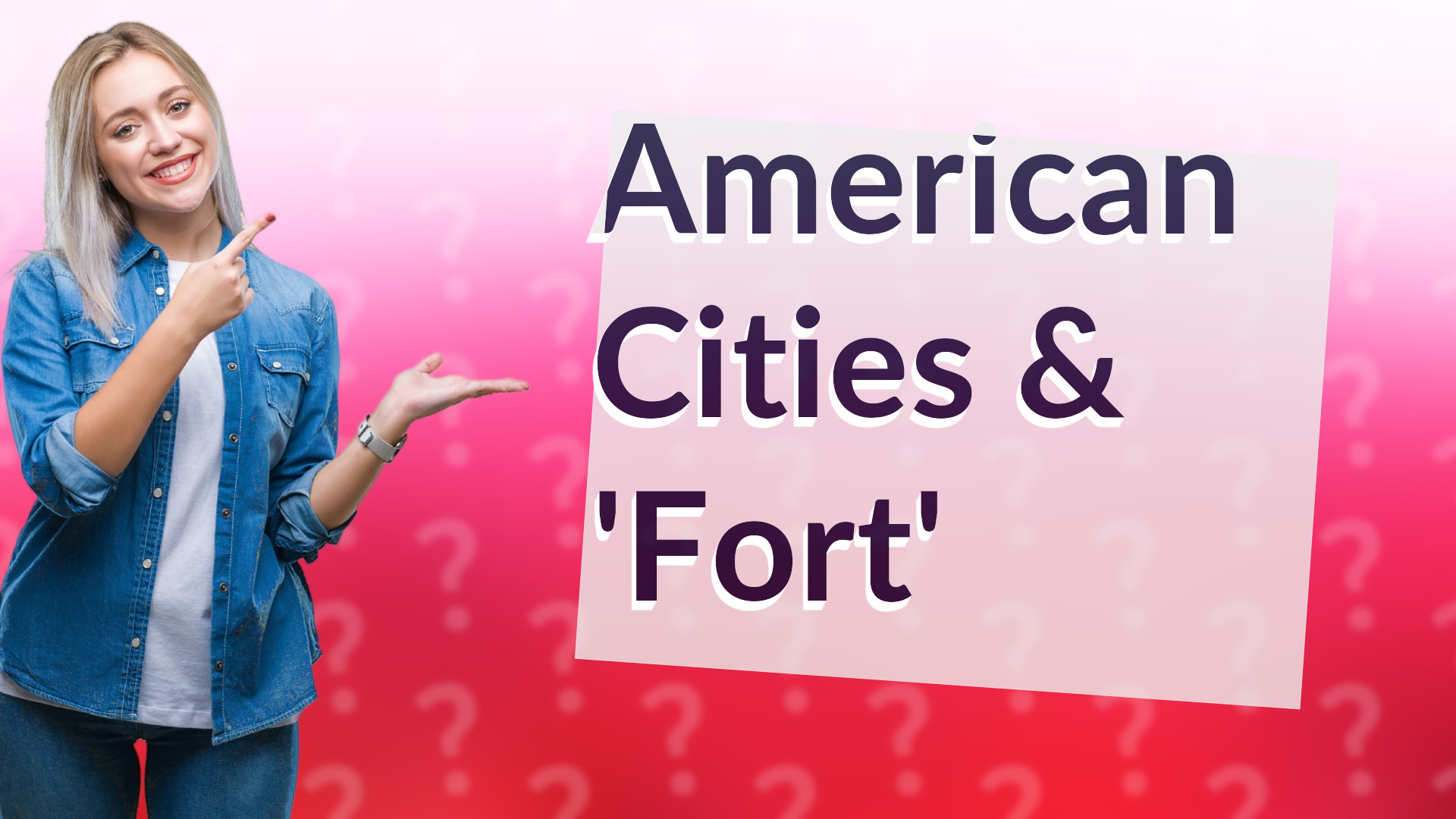 American Cities & 'Fort'
