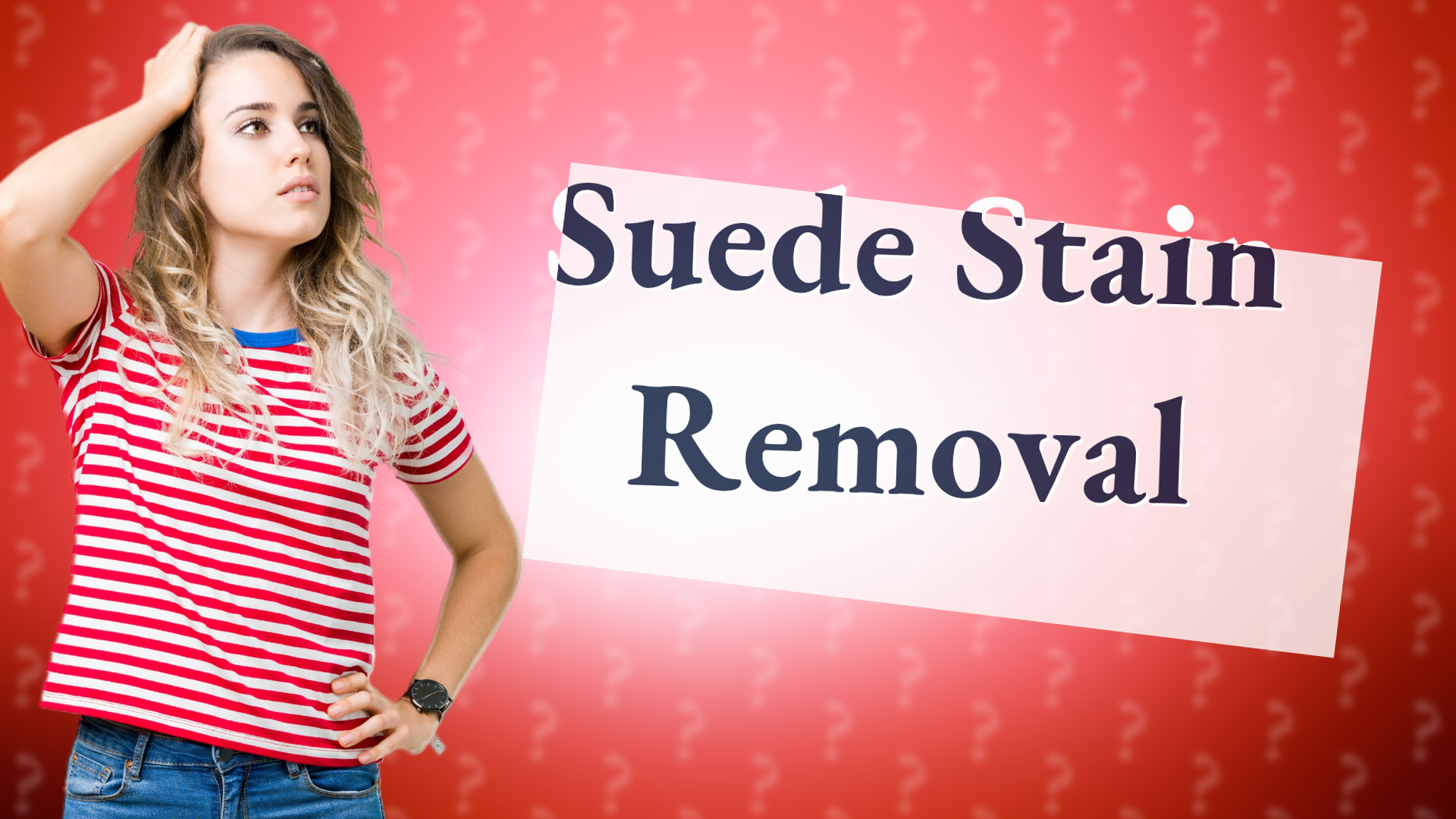Suede Stain Removal
