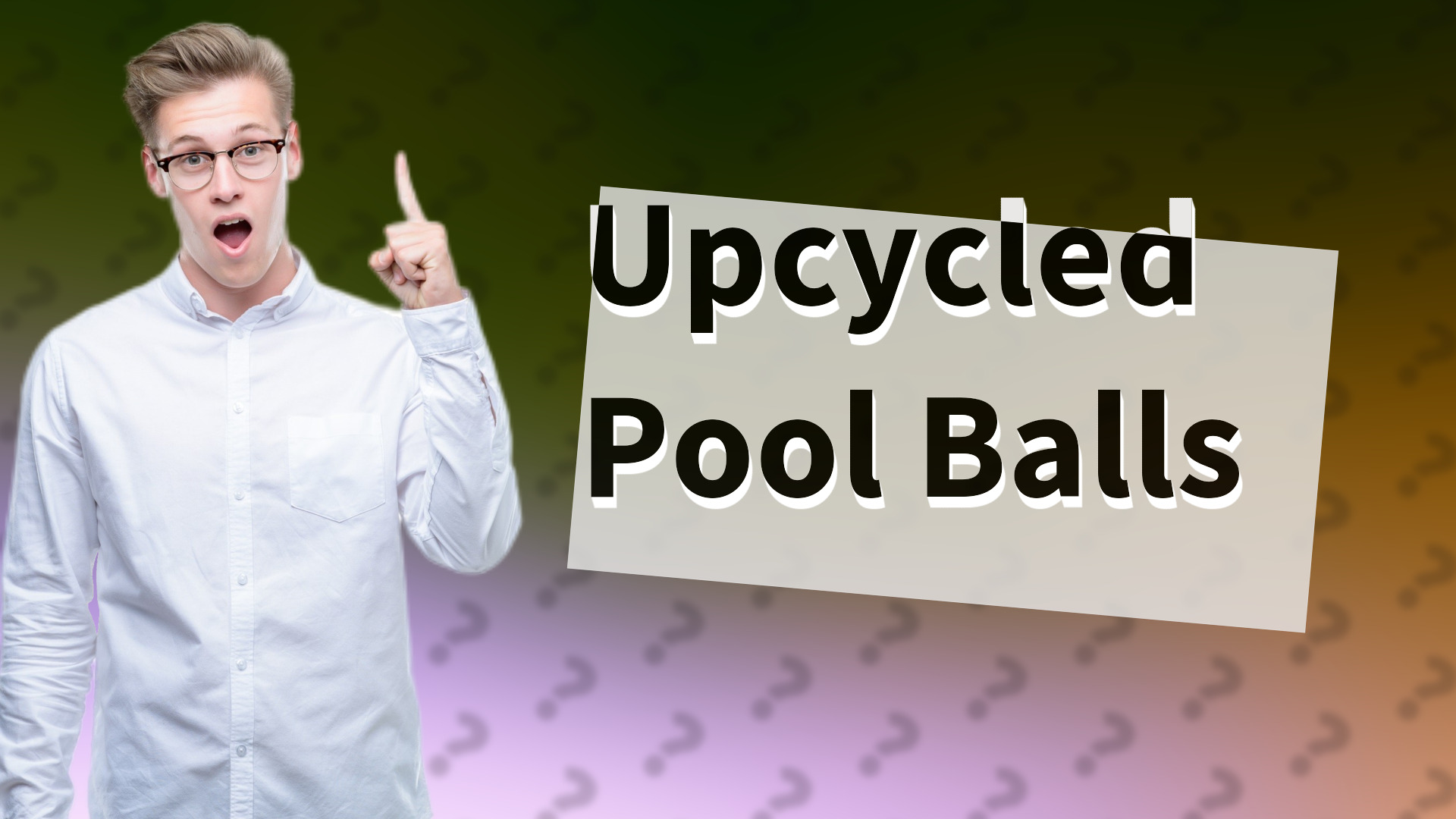 Upcycled Pool Balls