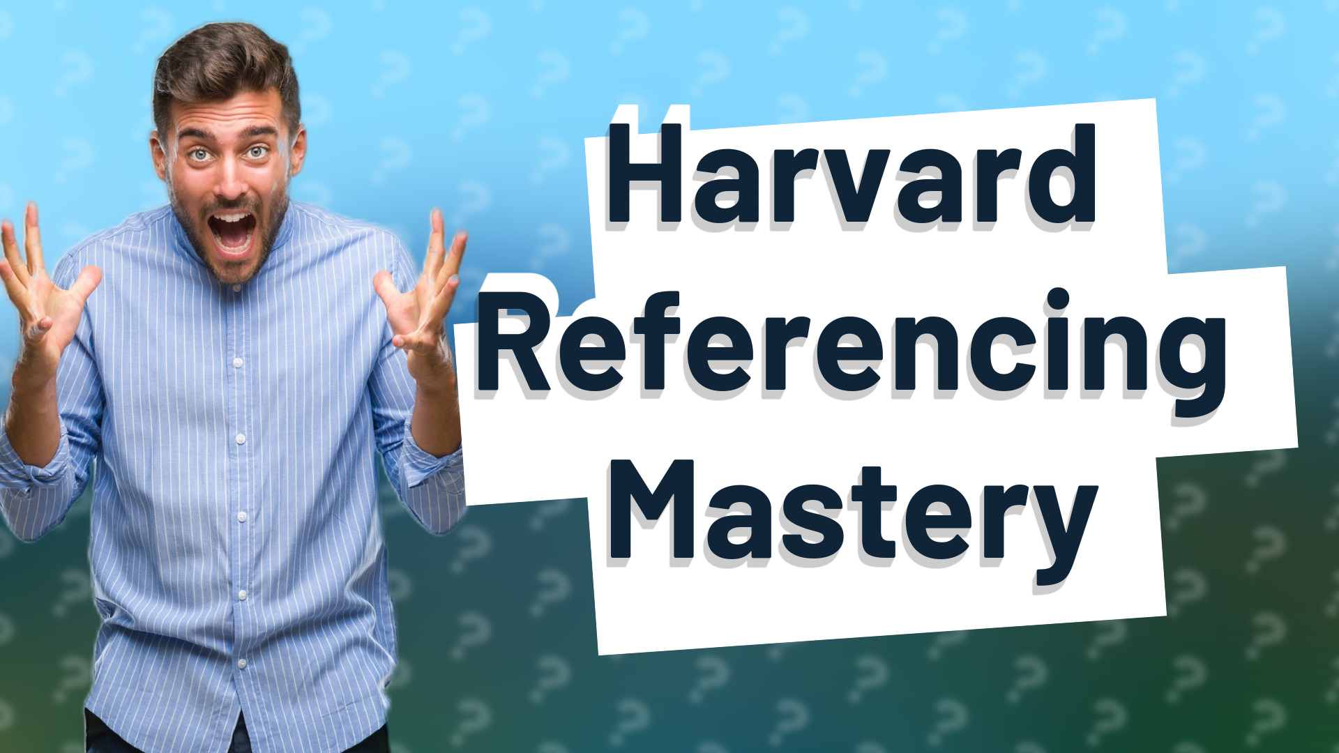 Harvard Referencing Mastery