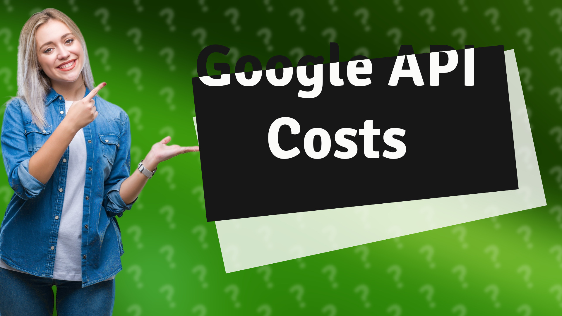 Google API Costs
