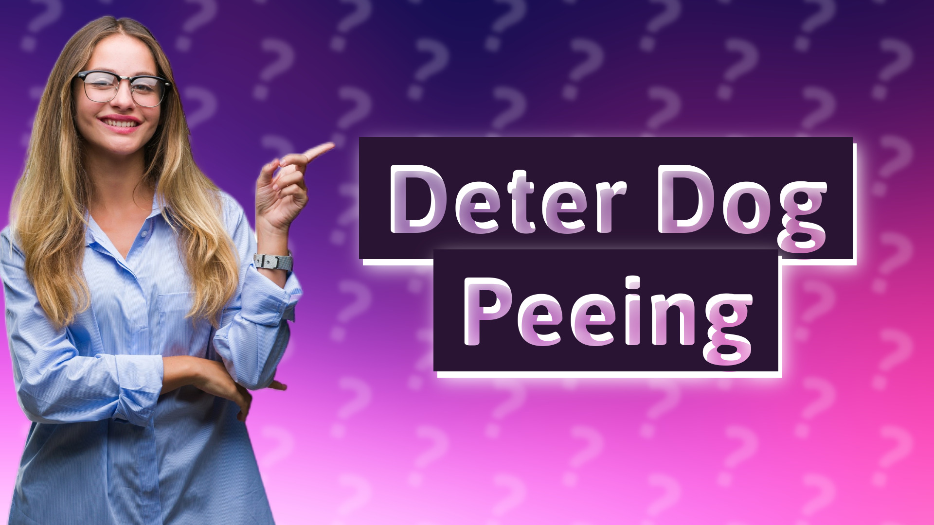 Deter Dog Peeing