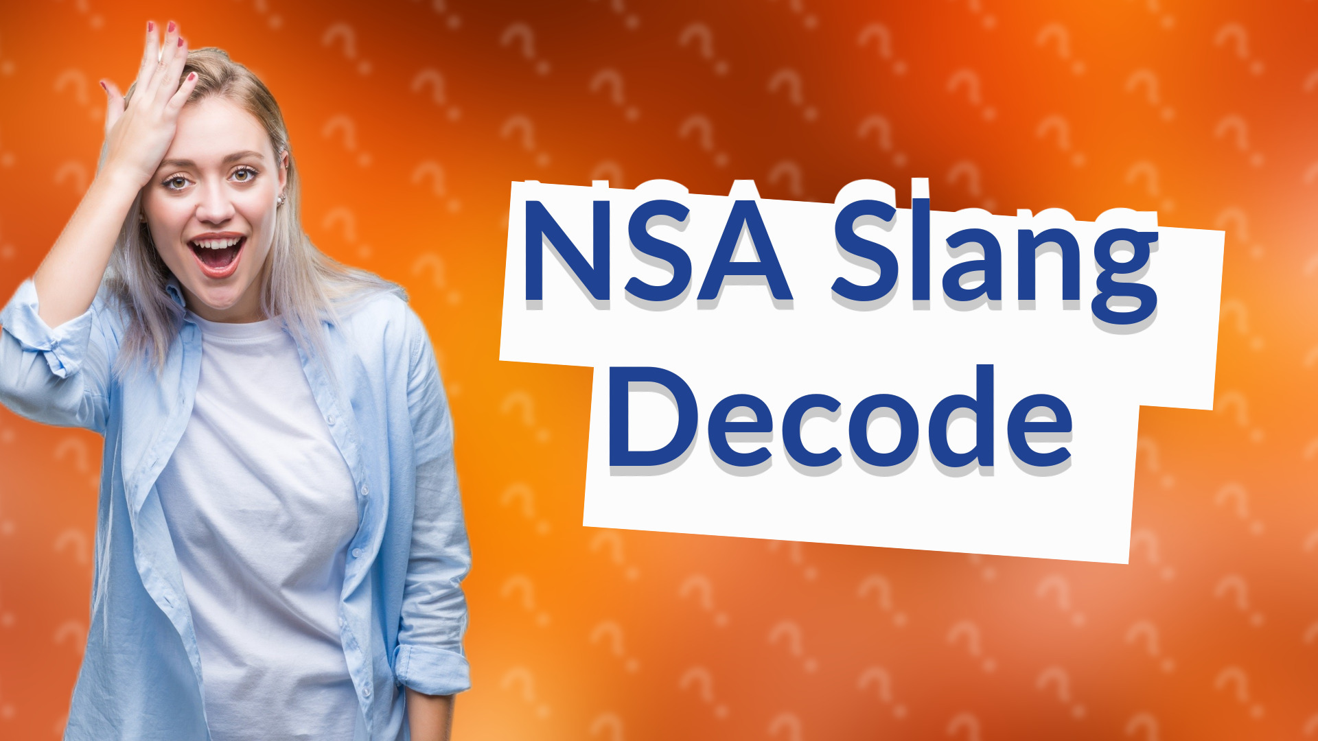 NSA Slang Decode