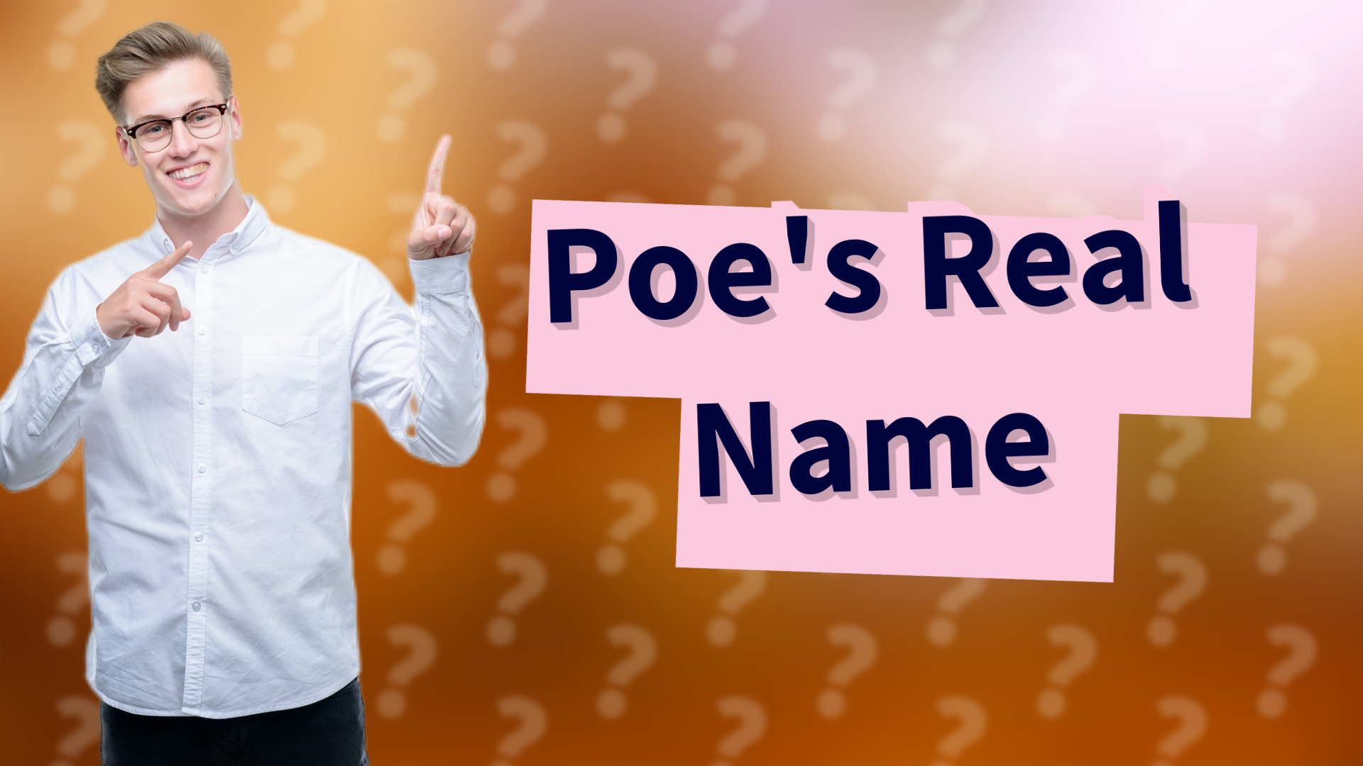 Poe's Real Name