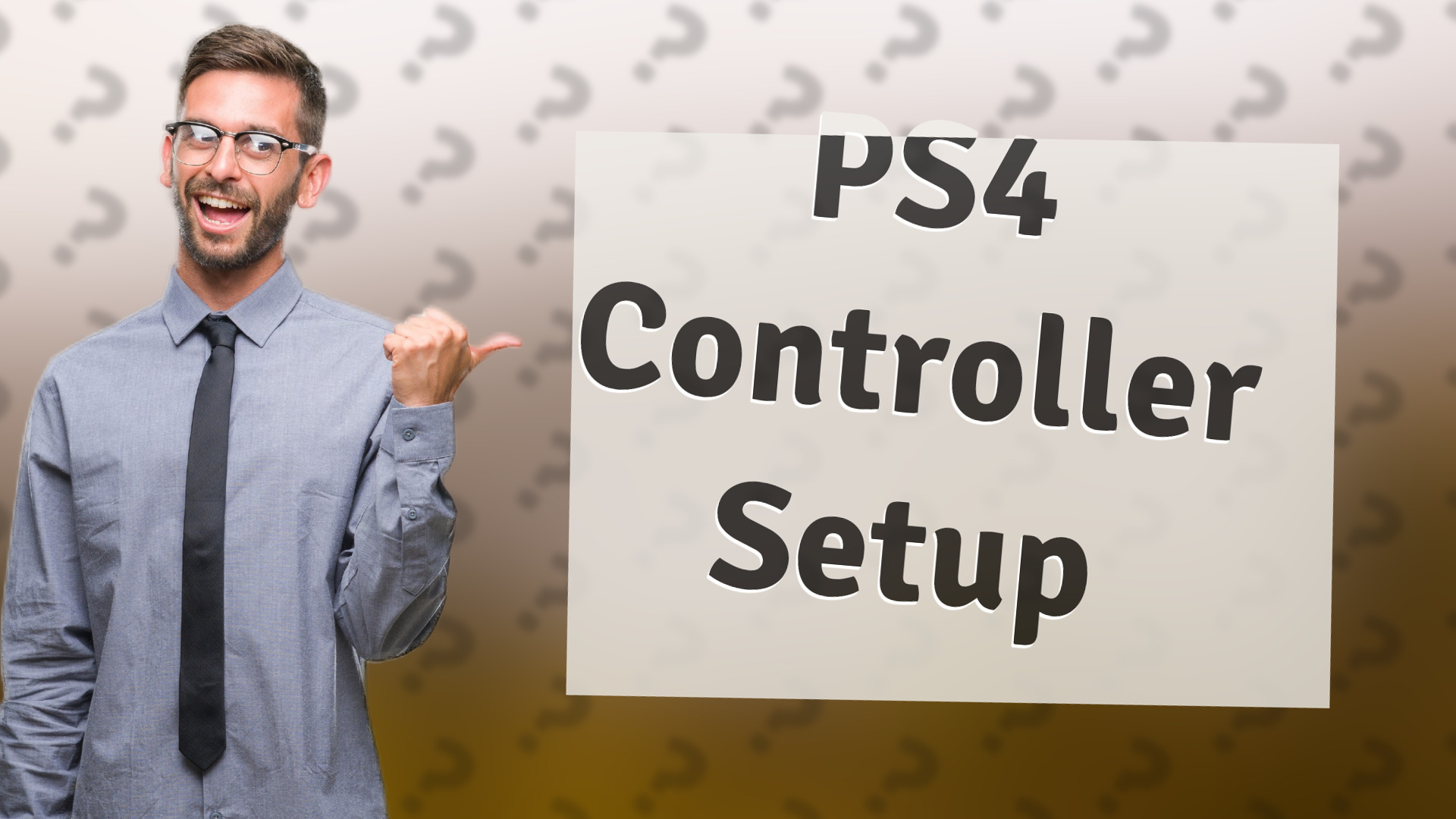 PS4 Controller Setup