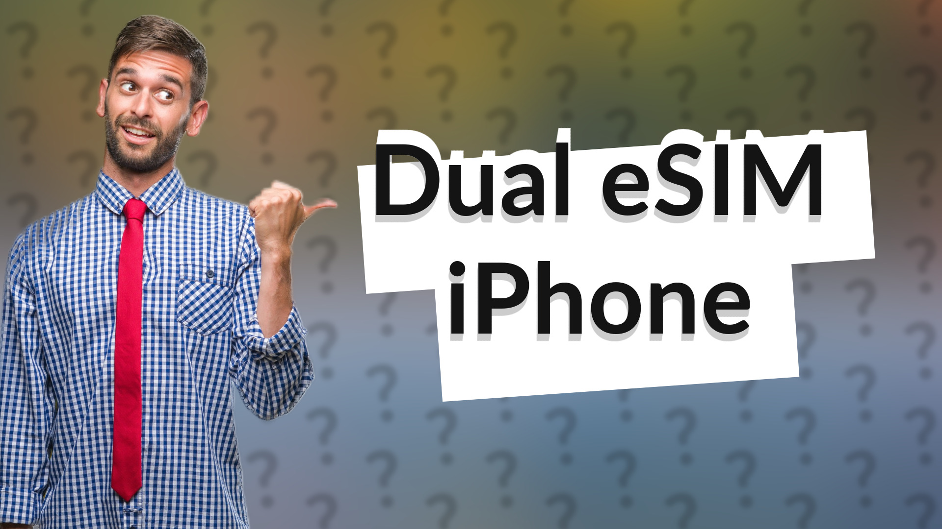 Dual eSIM iPhone