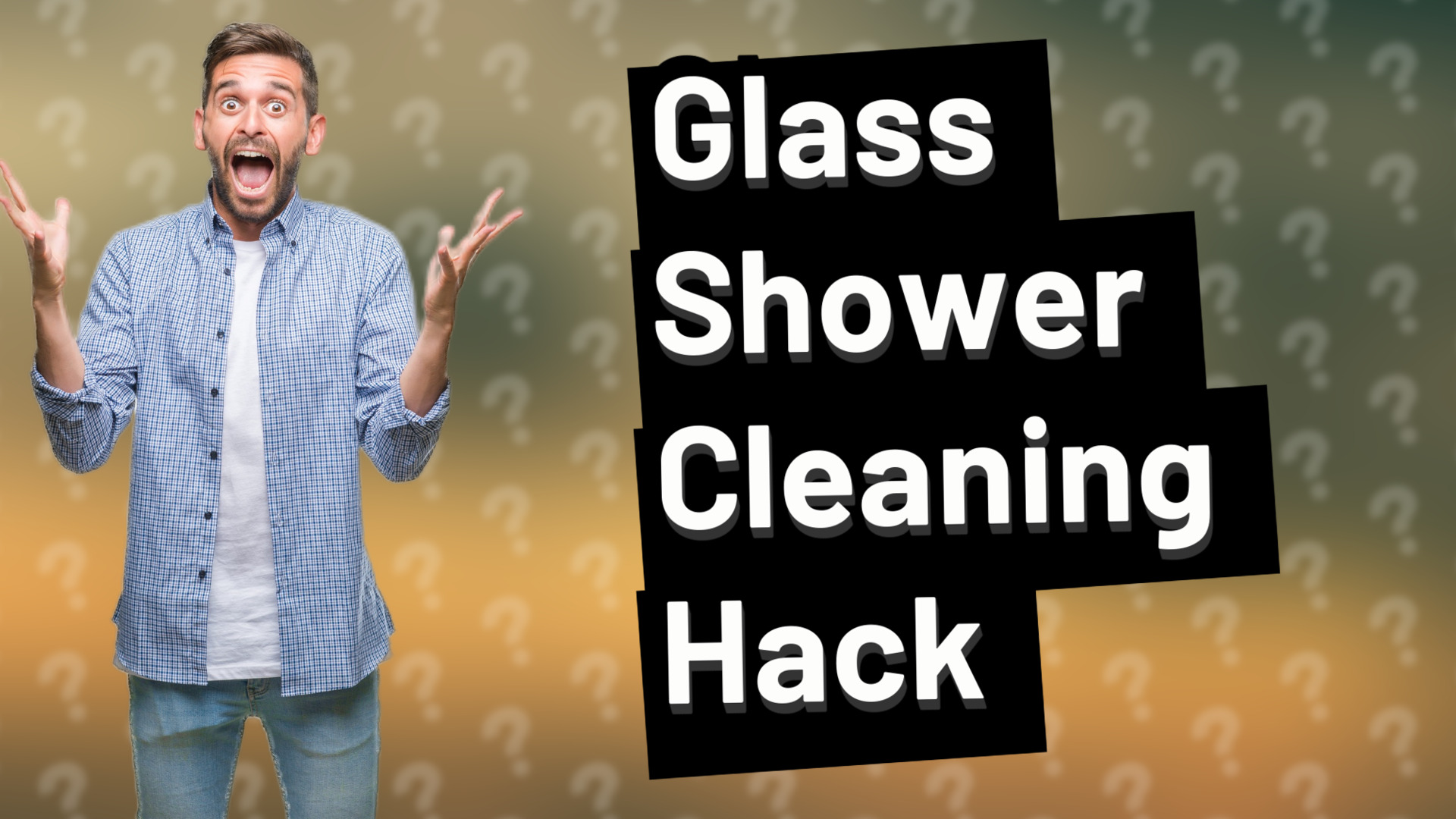 Glass Shower Cleaning Hack