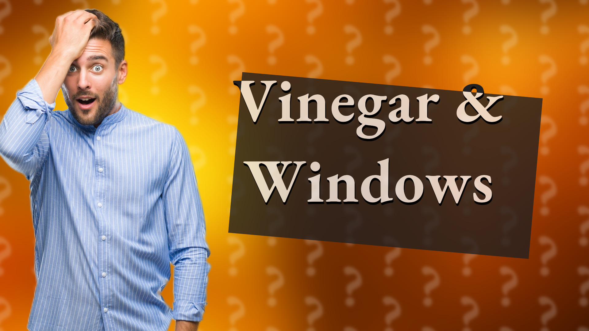 Vinegar & Windows