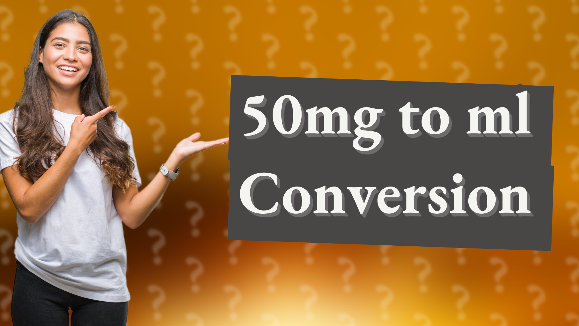50mg to ml Conversion