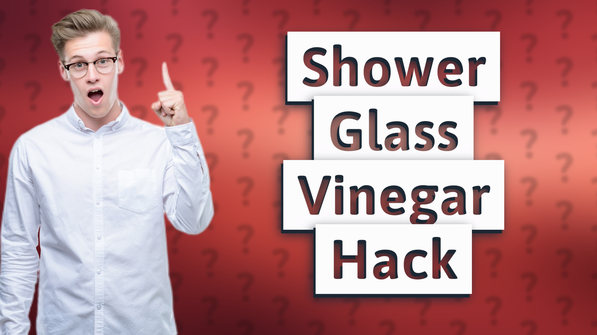 Shower Glass Vinegar Hack