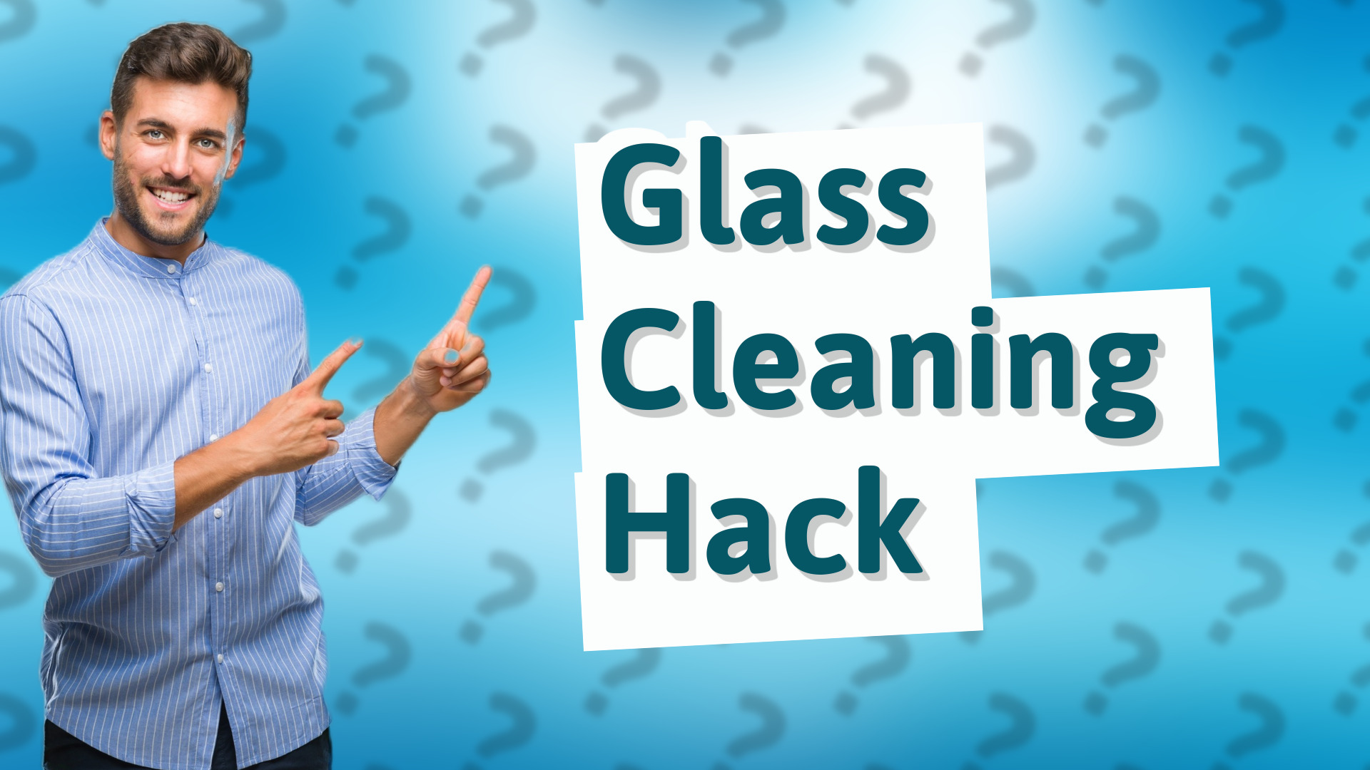 Glass Cleaning Hack