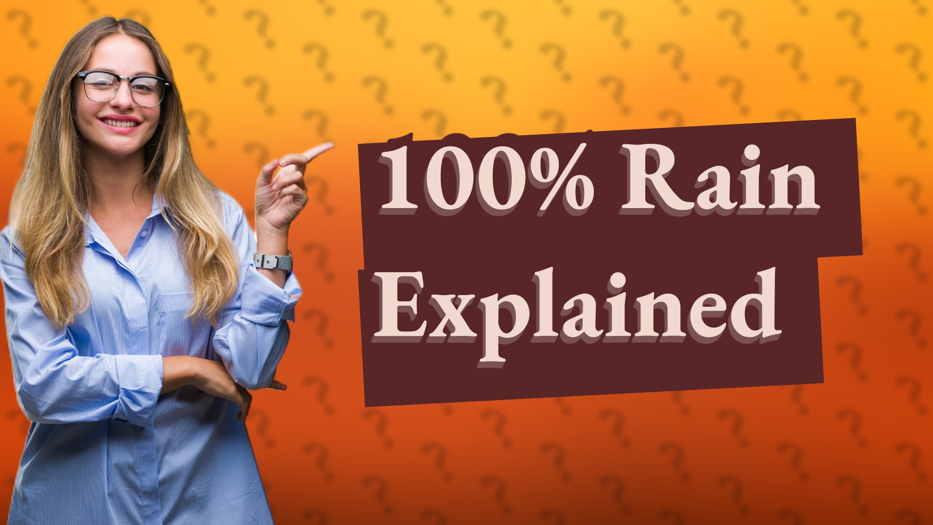 100% Rain Explained