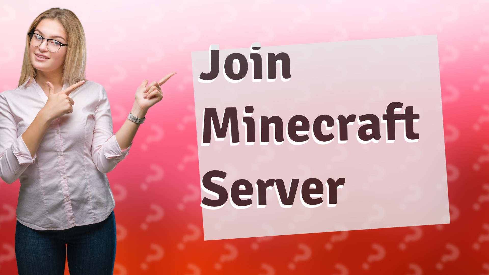 Join Minecraft Server