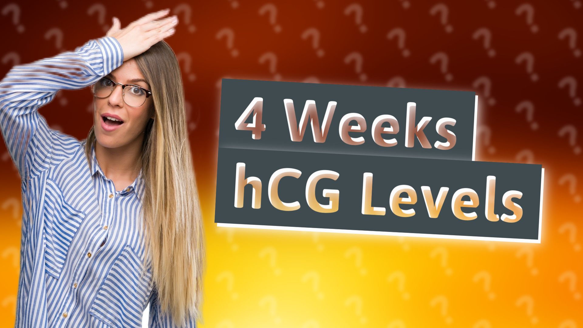 4 Weeks hCG Levels