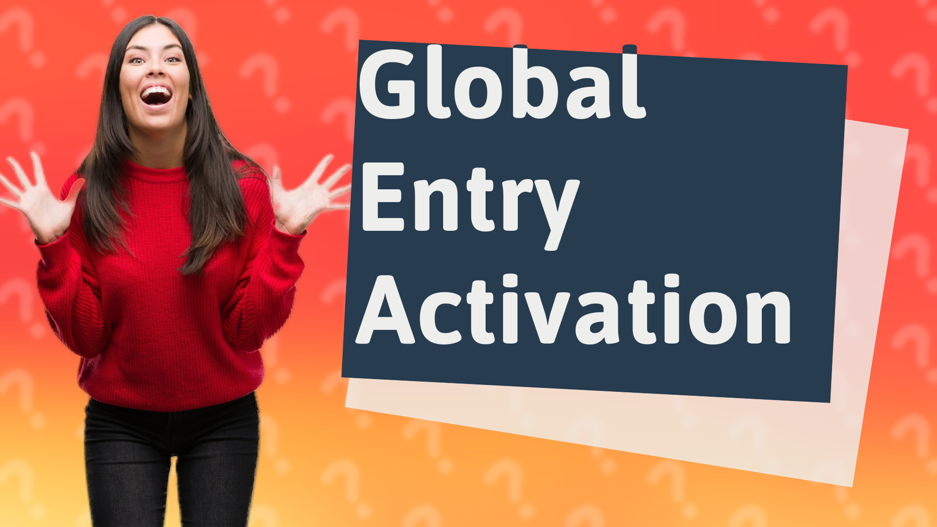 Global Entry Activation