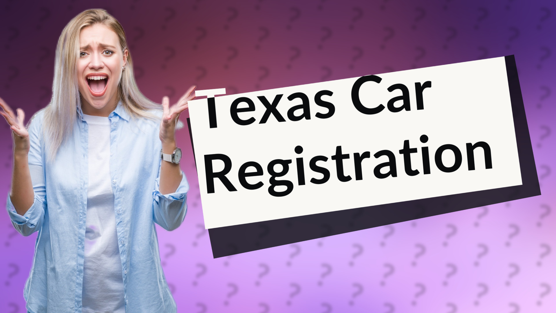 Texas Car Registration