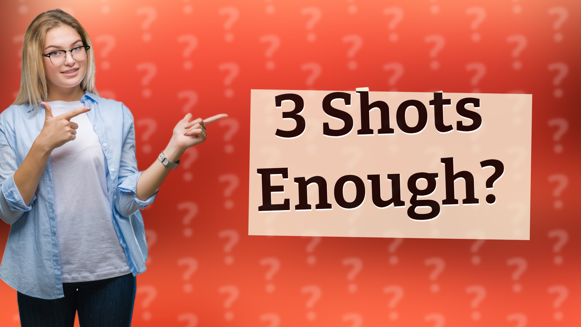 3 Shots Enough?