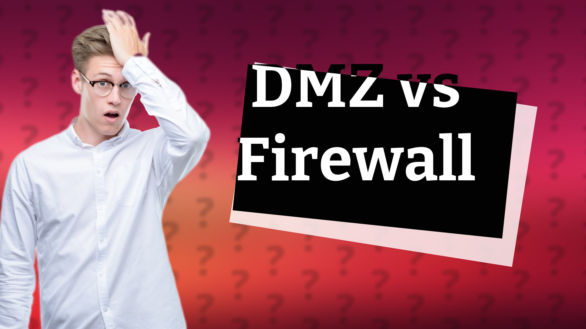 DMZ vs Firewall
