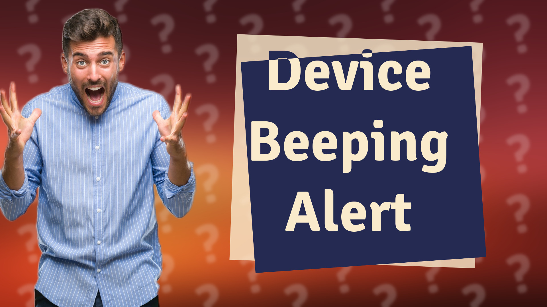Device Beeping Alert