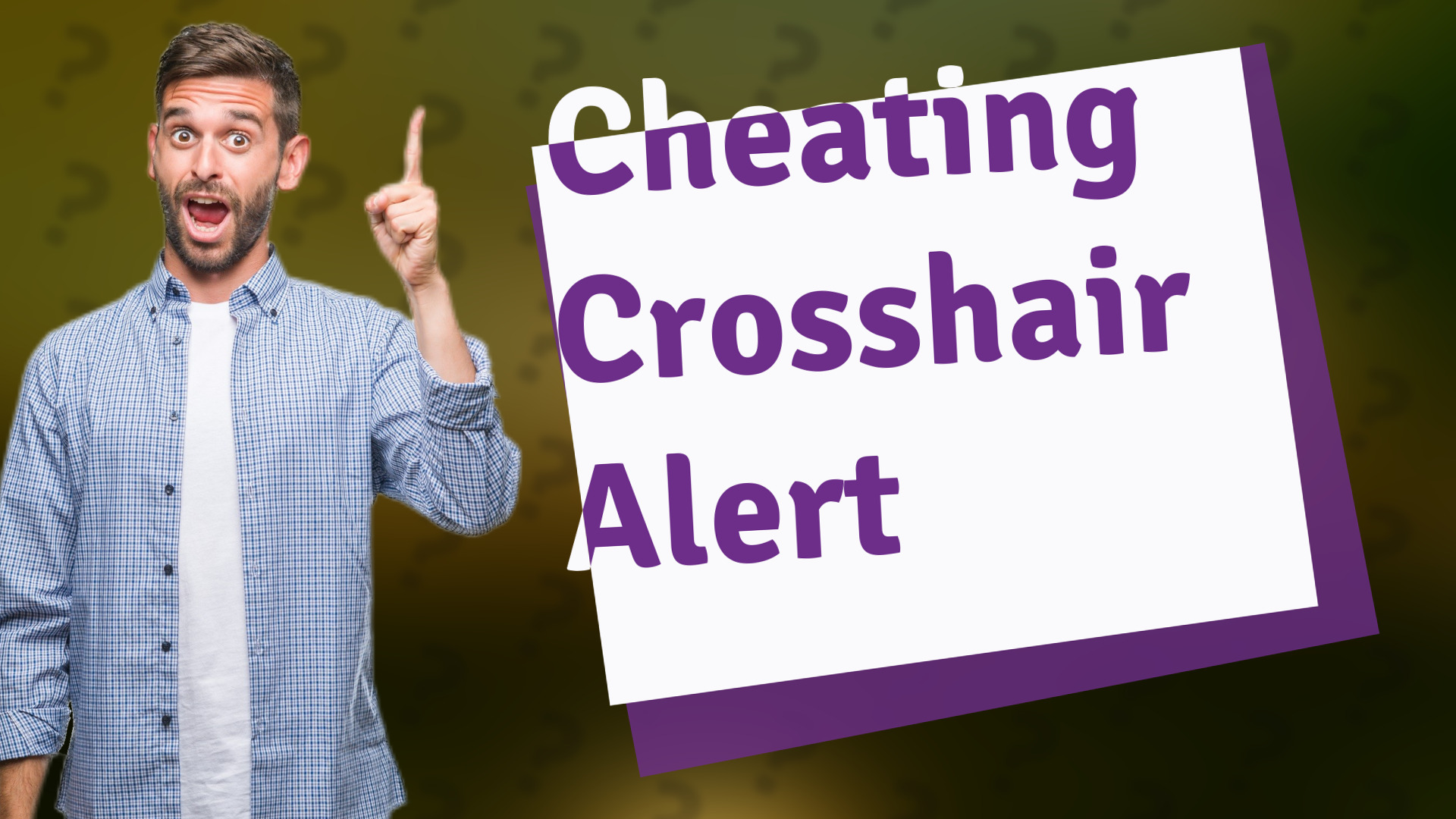 Cheating Crosshair Alert