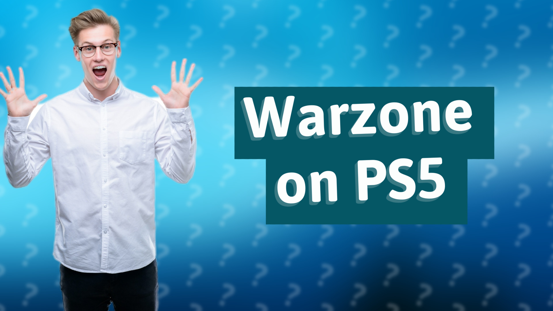 Warzone on PS5