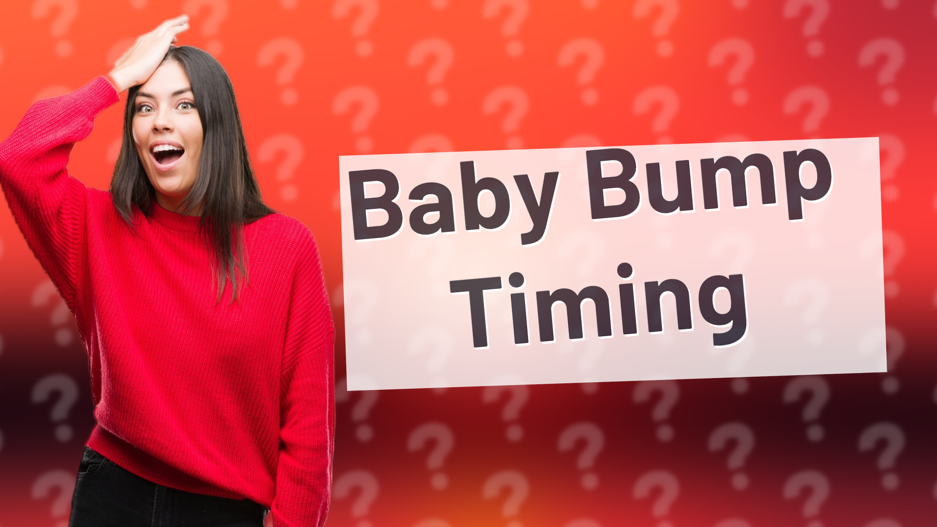 Baby Bump Timing