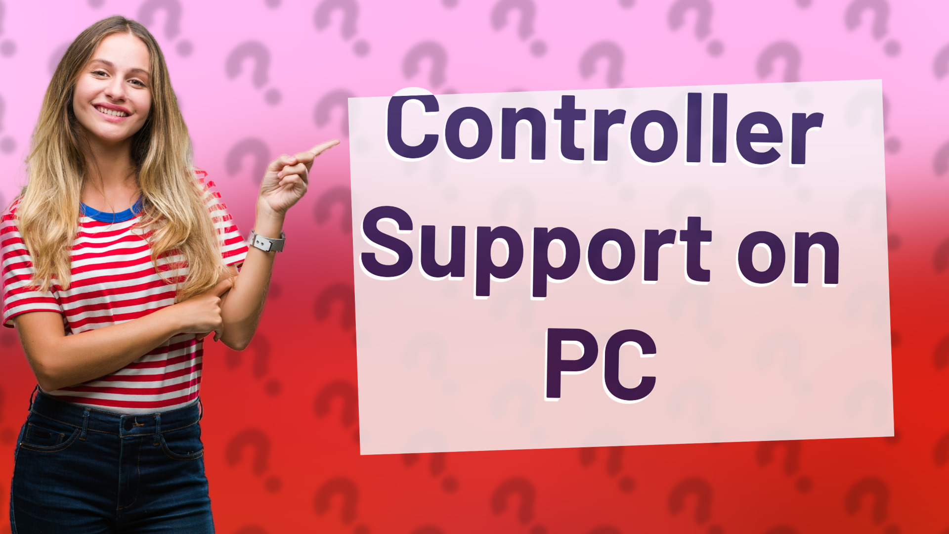Controller Support on PC