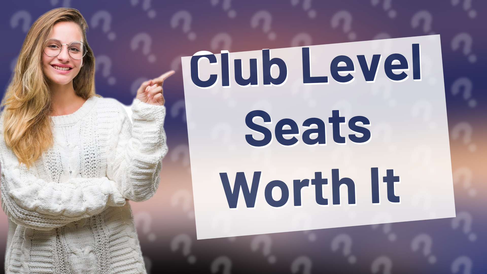 Club Level Seats Worth It