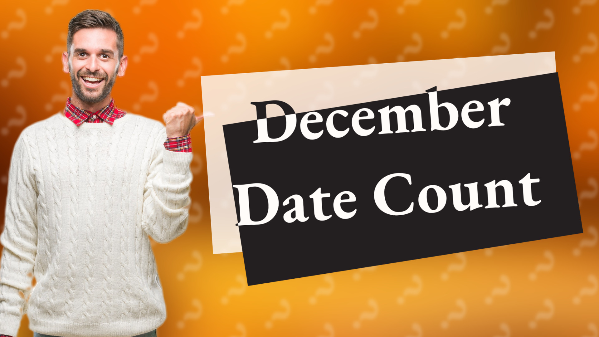 December Date Count