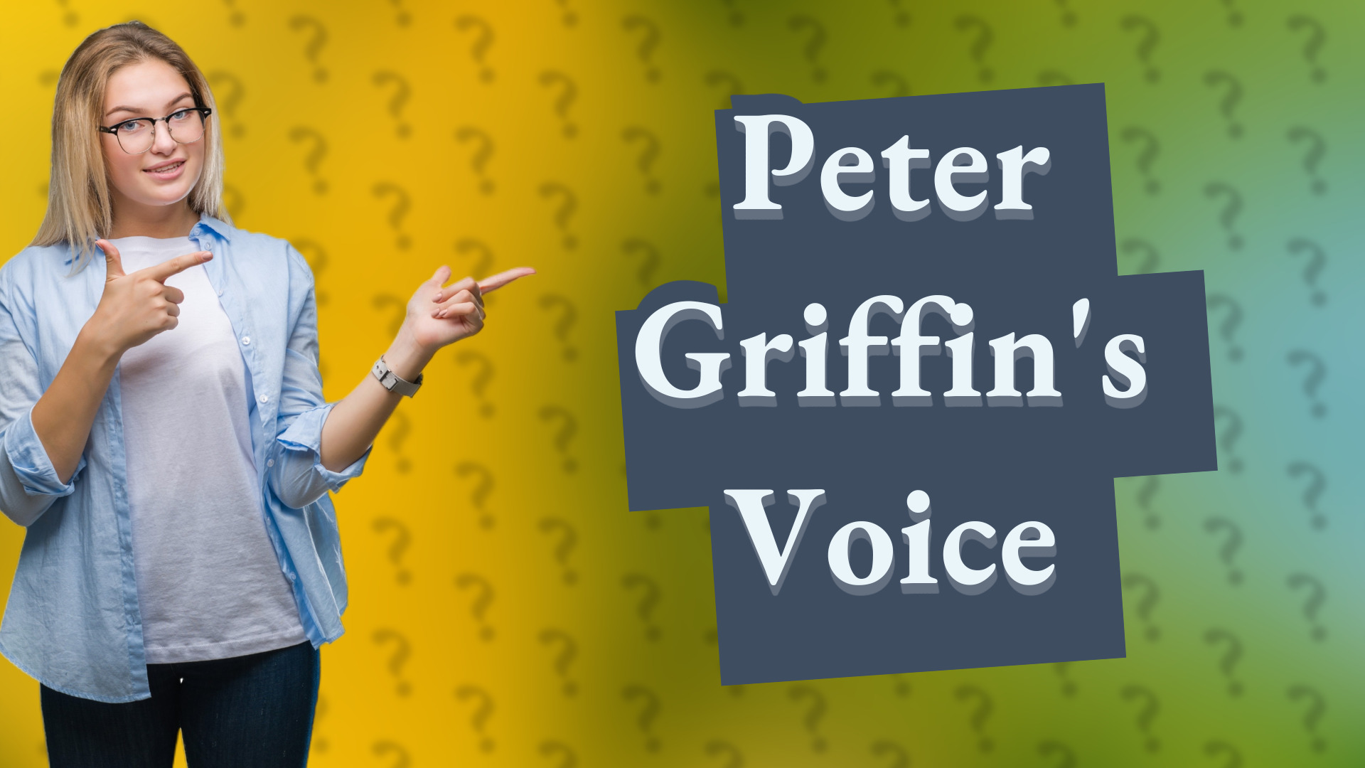 Peter Griffin's Voice