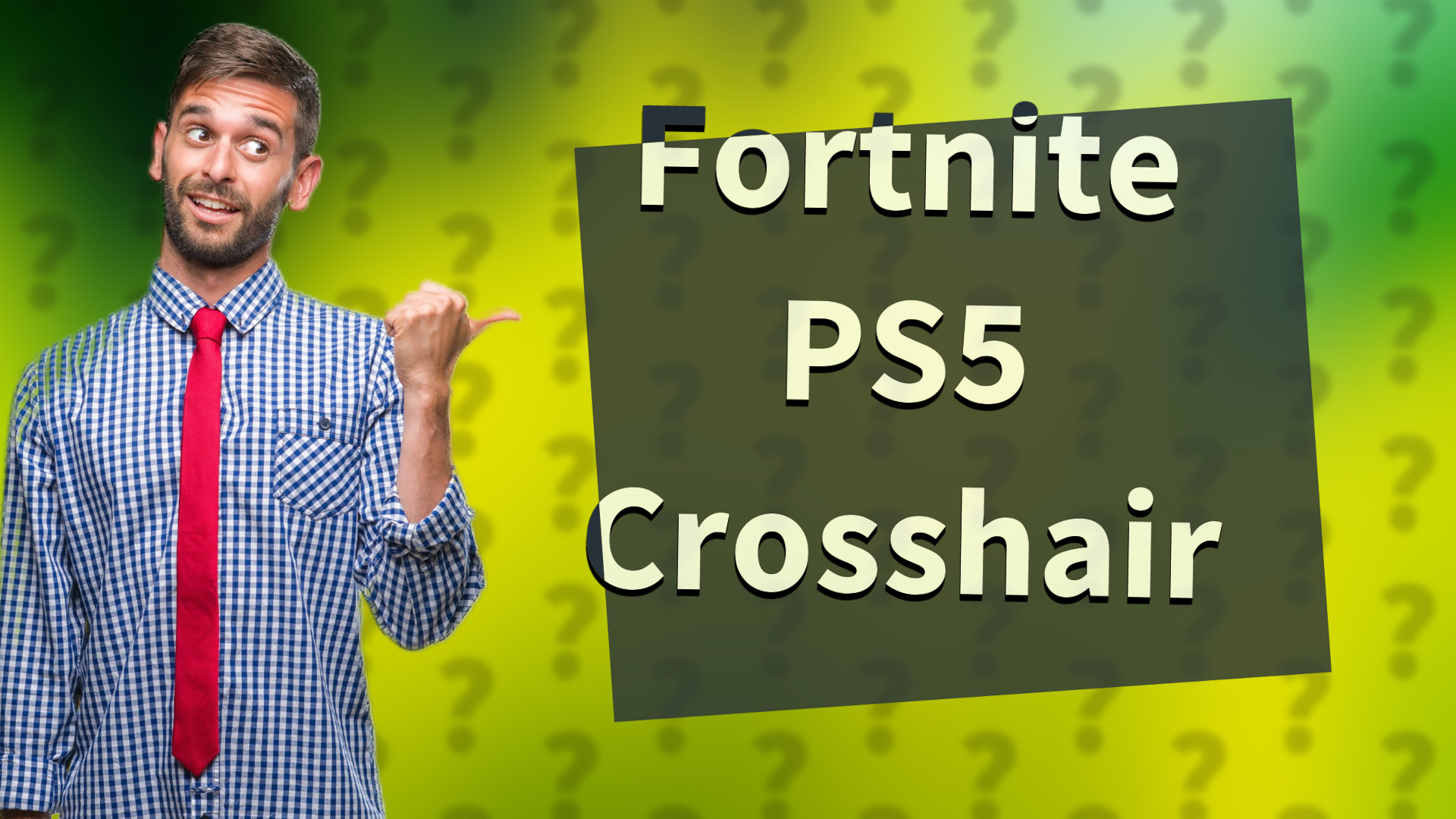 Fortnite PS5 Crosshair
