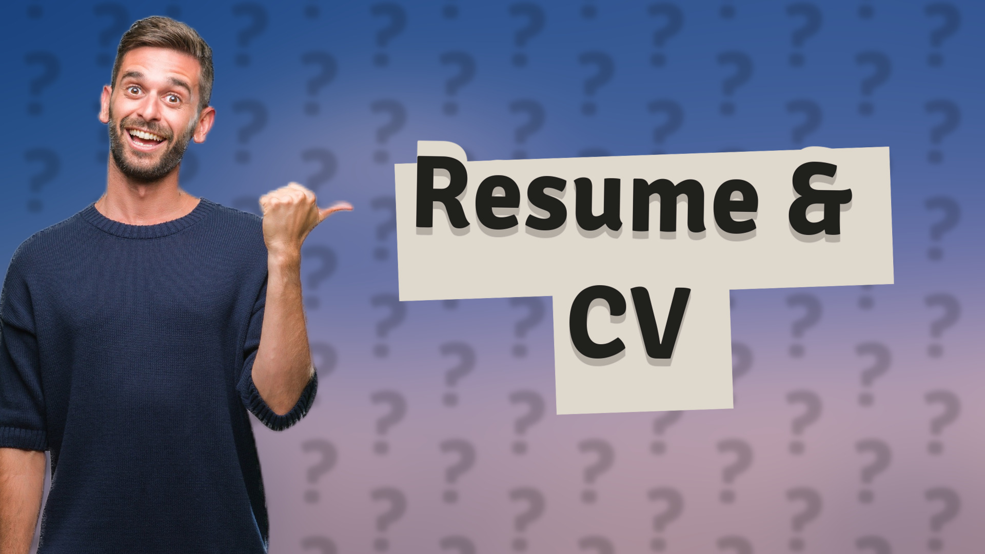 Resume & CV