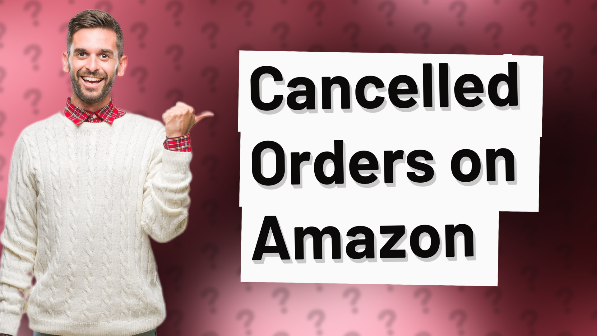 Cancelled Orders on Amazon