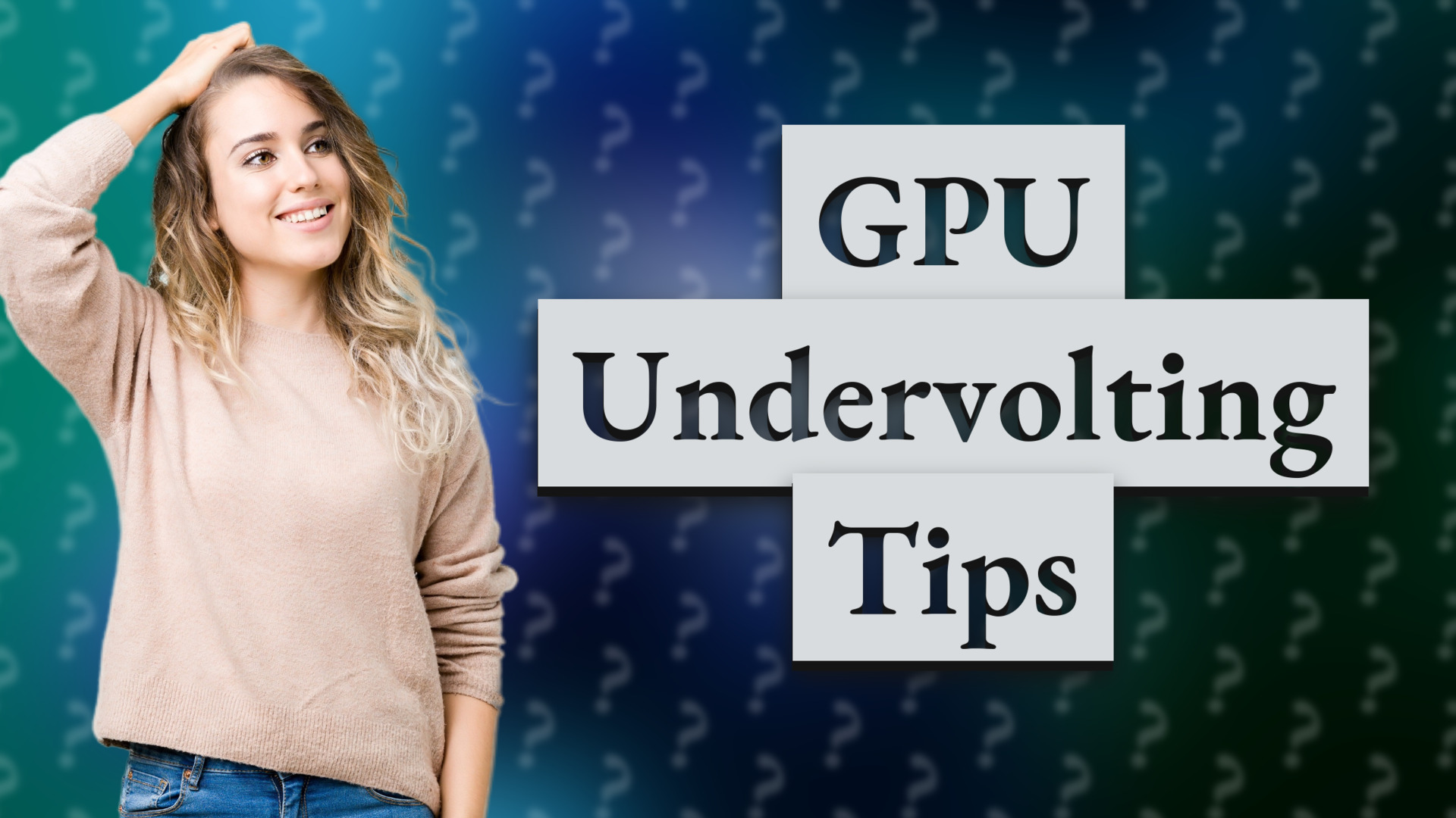 GPU Undervolting Tips