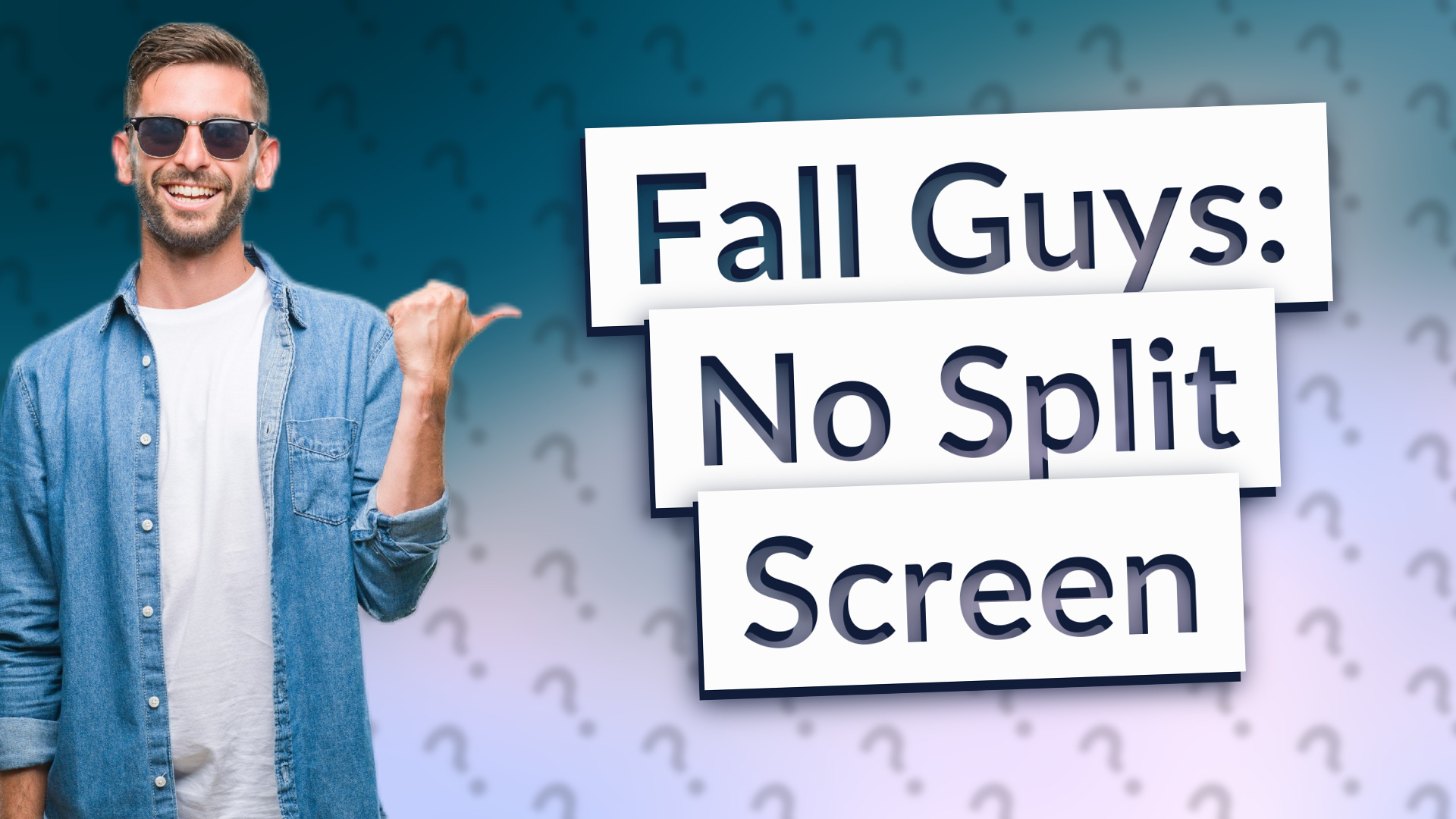 Fall Guys: No Split Screen