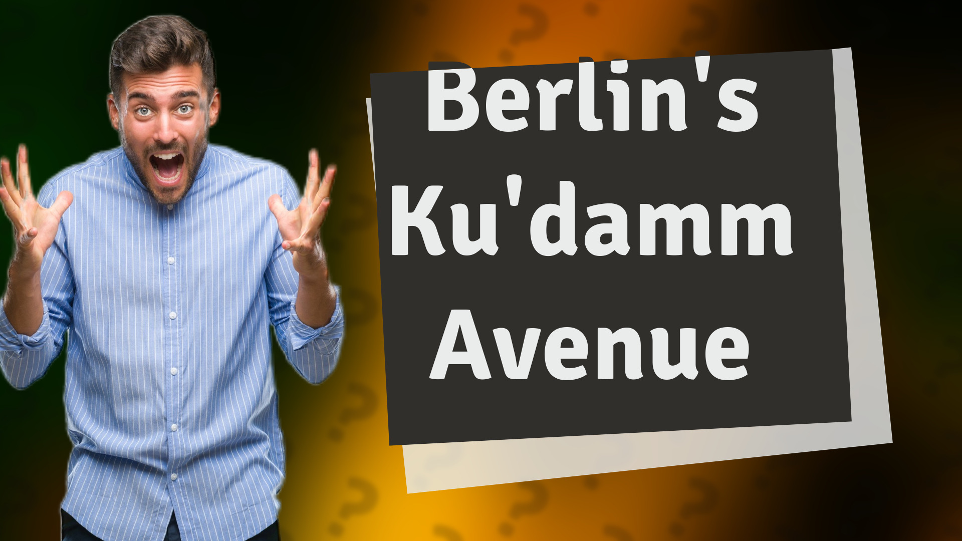 Berlin's Ku'damm Avenue