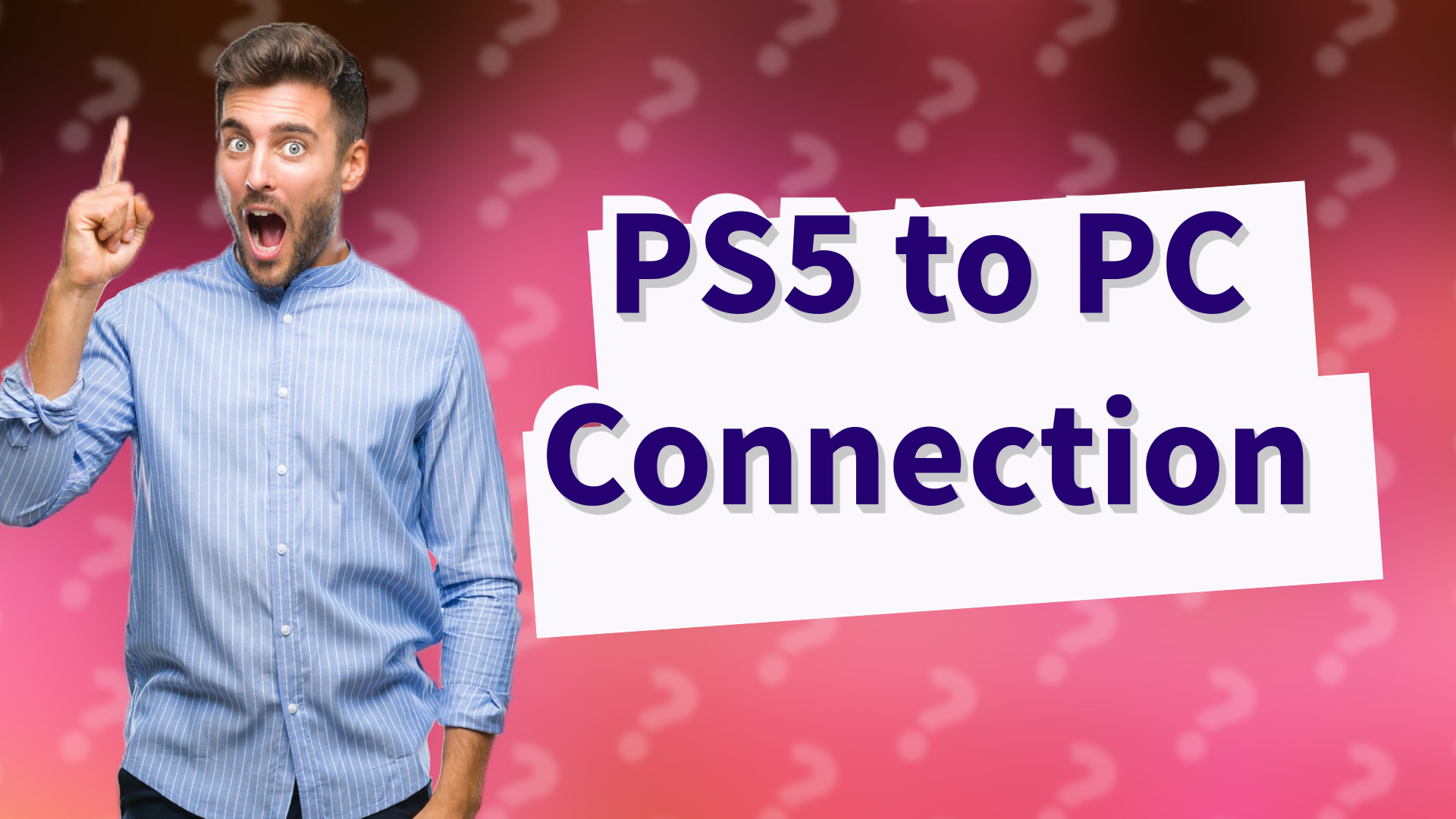 PS5 to PC Connection
