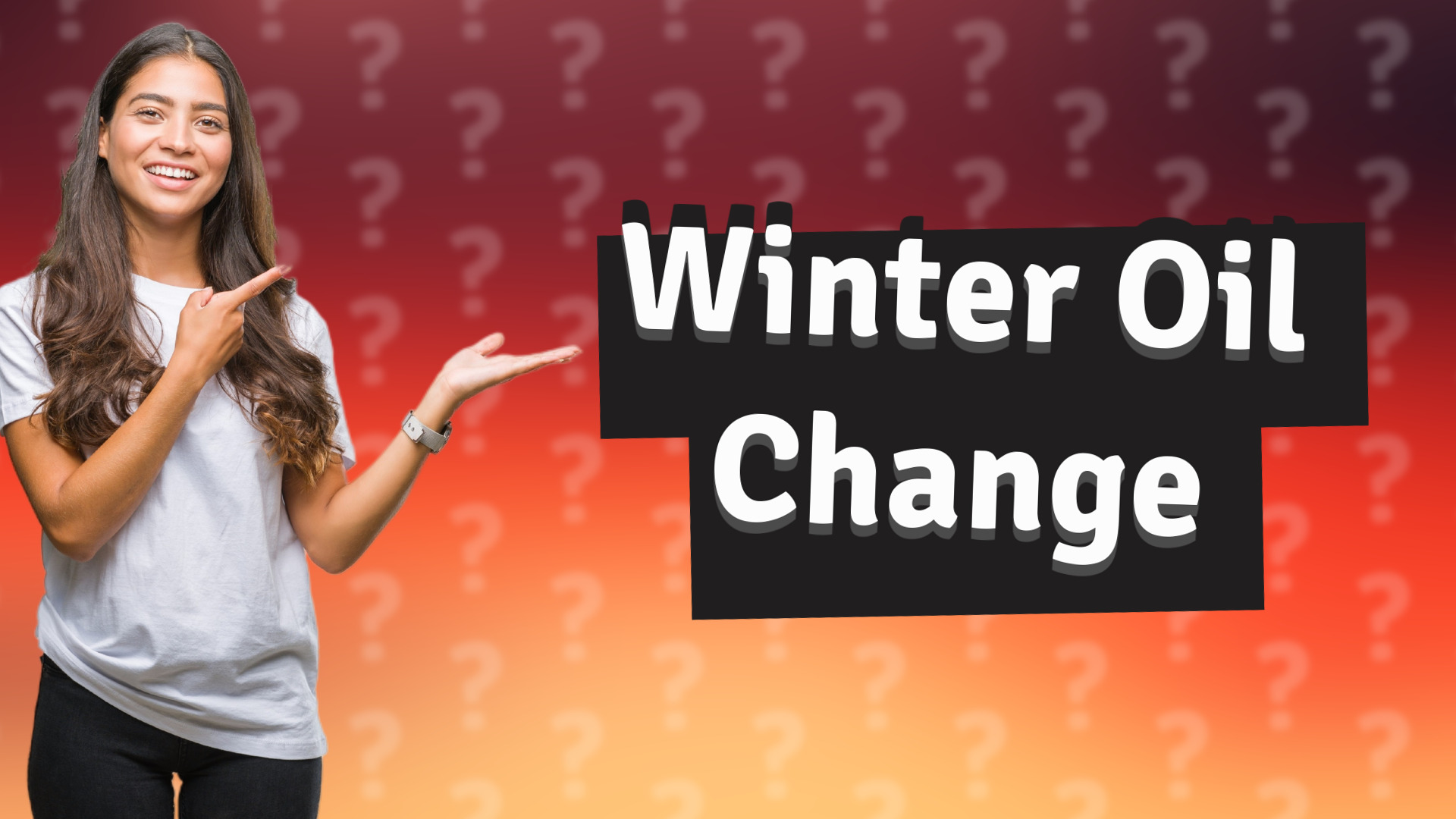 Winter Oil Change