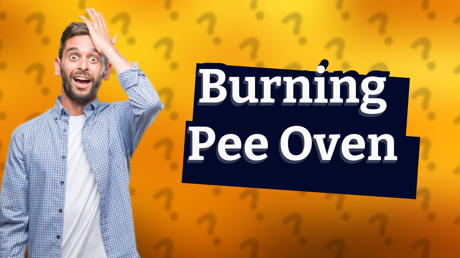 Burning Pee Oven
