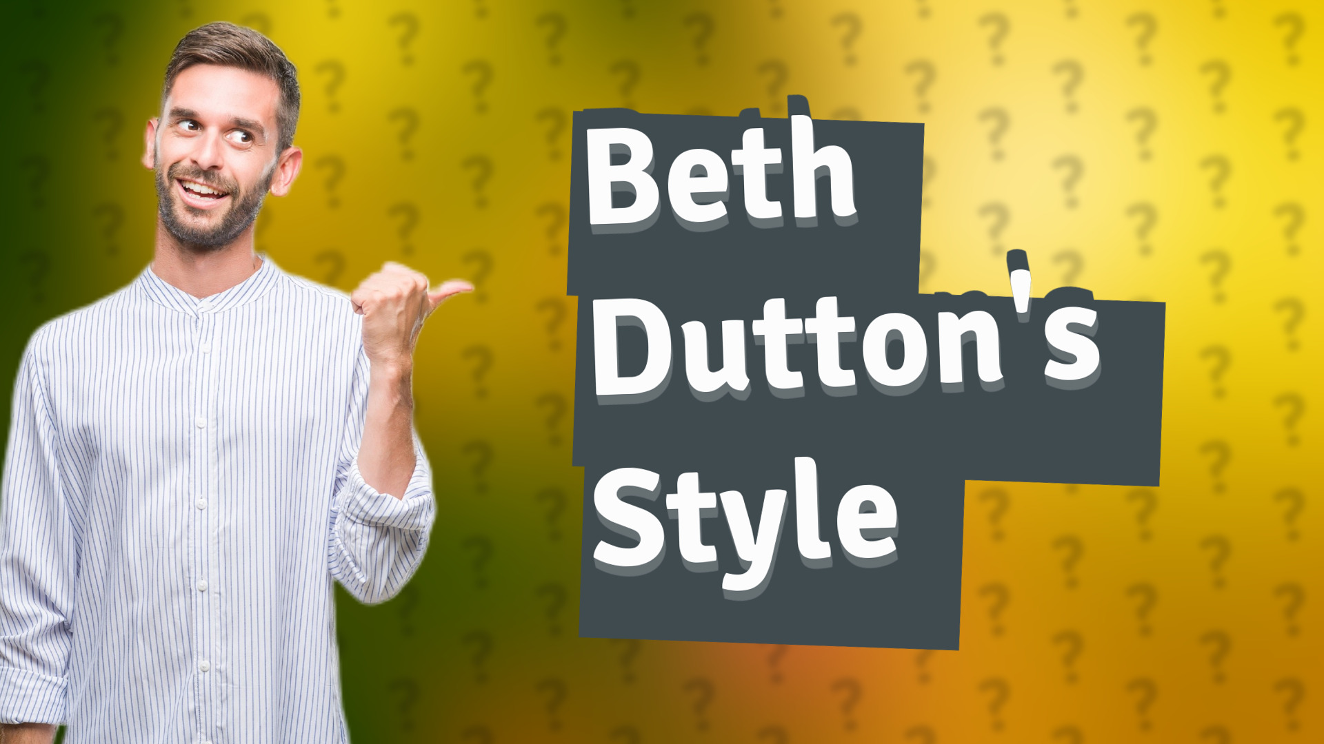 Beth Dutton's Style