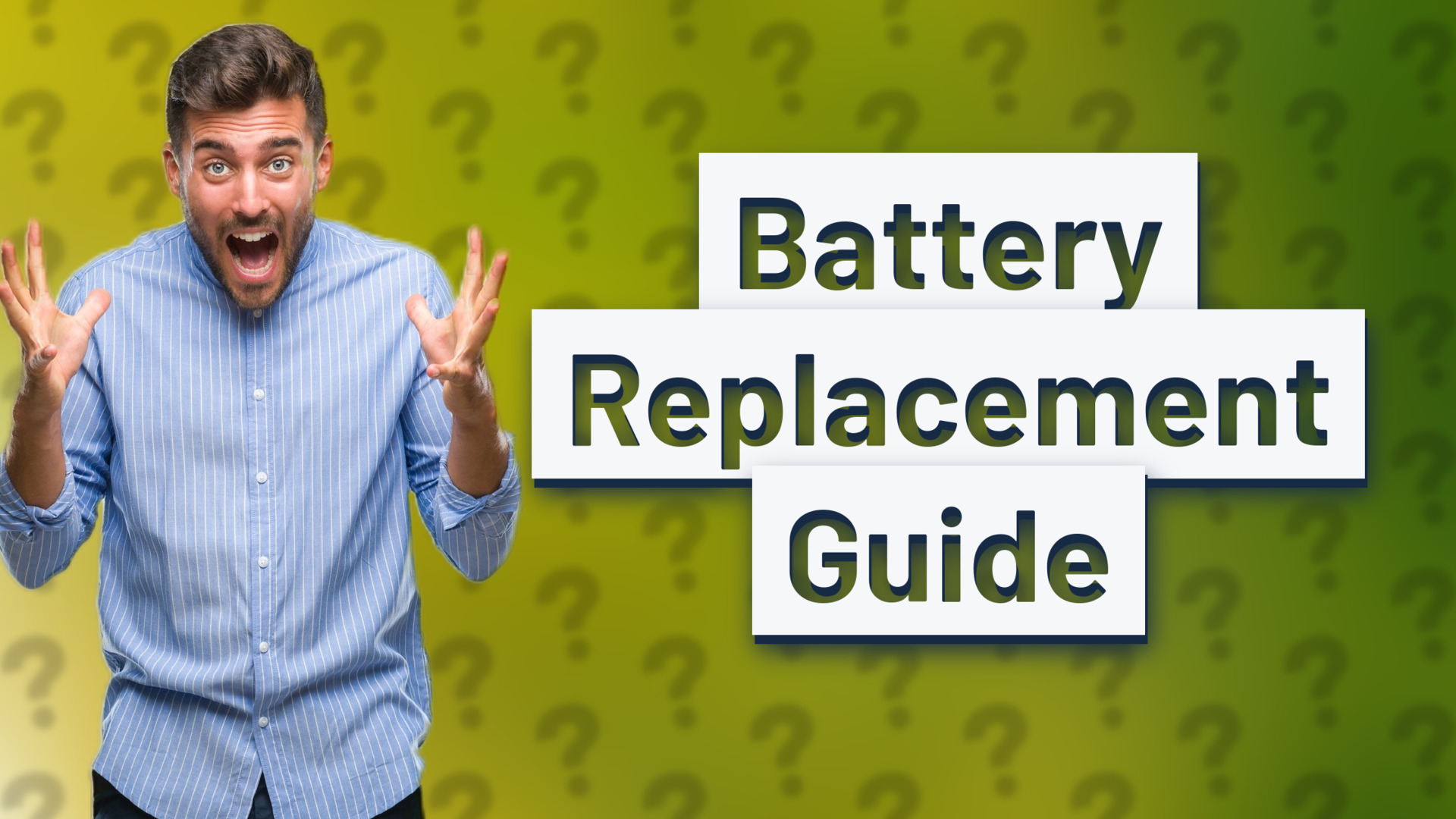 Battery Replacement Guide