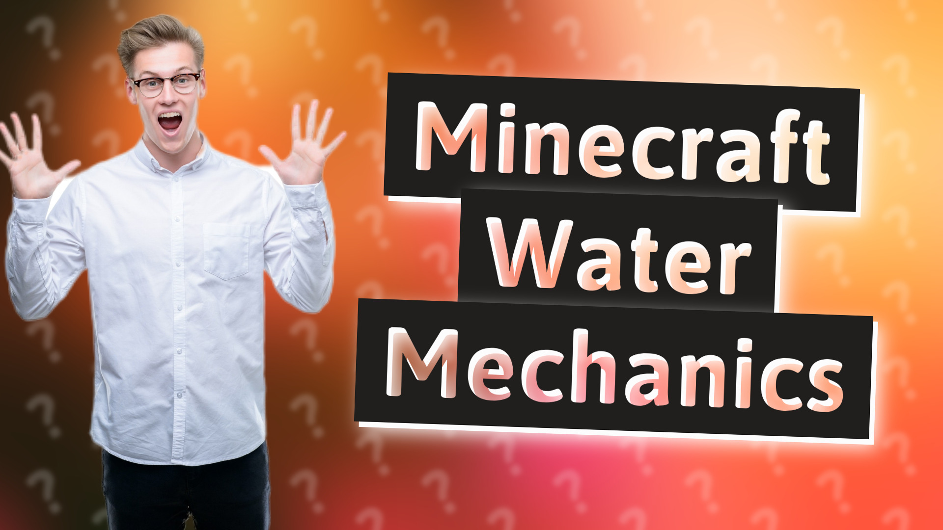 Minecraft Water Mechanics