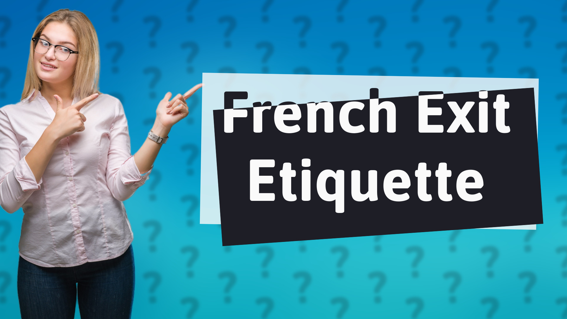 French Exit Etiquette
