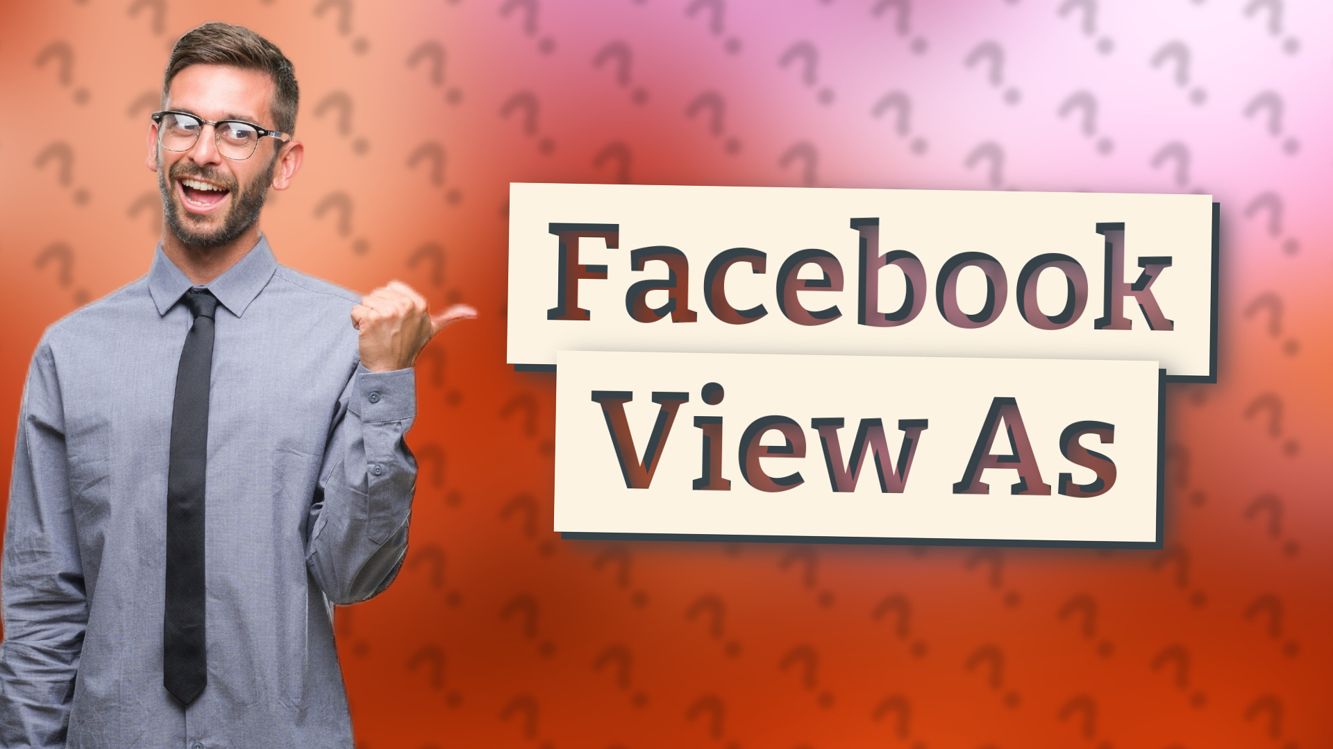 Facebook View As