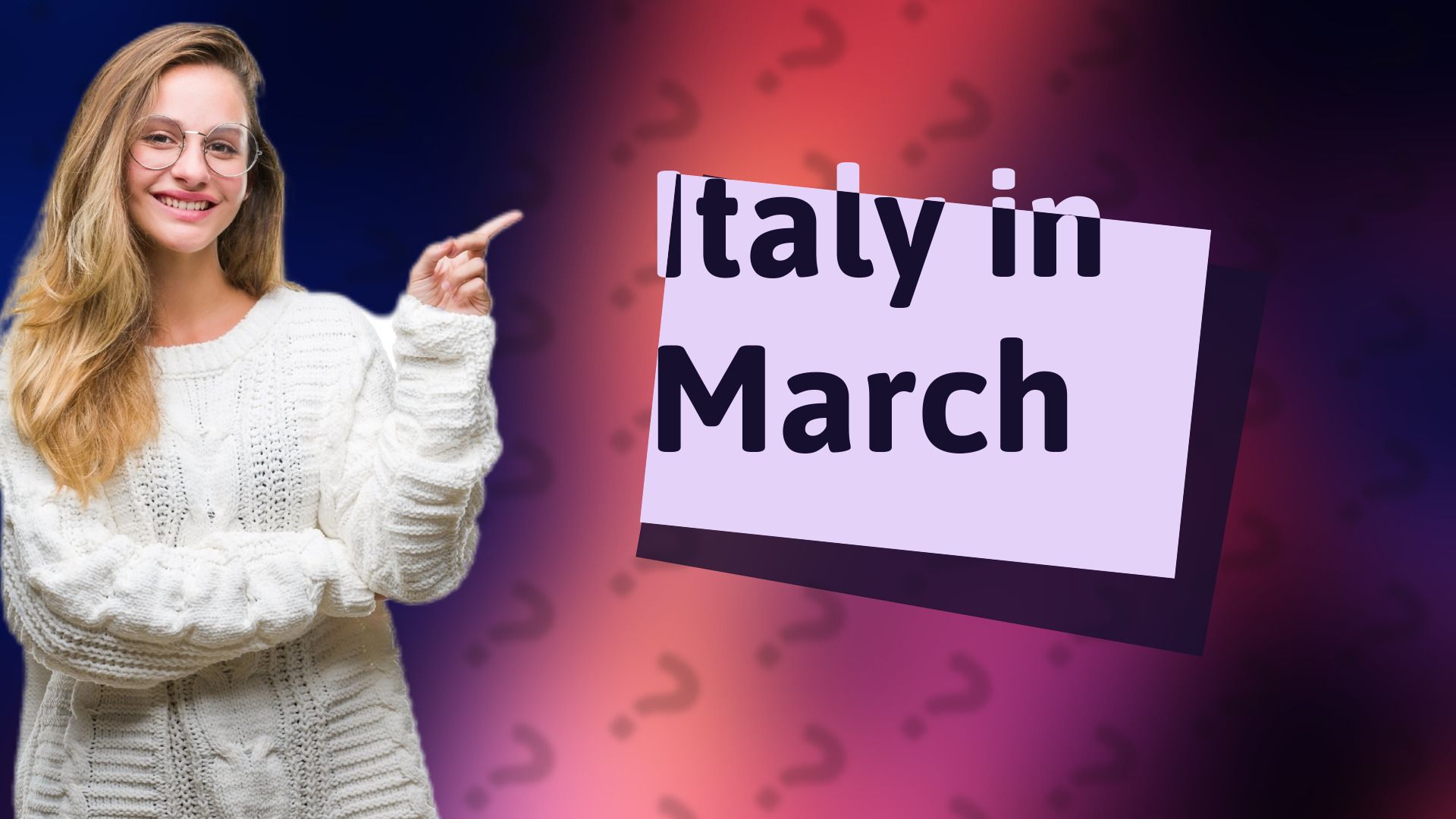 Italy in March